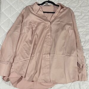 H&M Light Pink Button Down Shirt